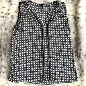 Ann Taylor Geometric Print Blouse